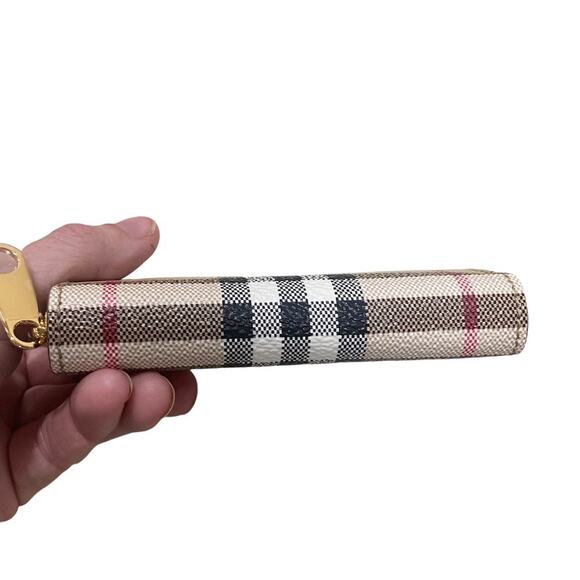 Burberry Vintage Check Womens Zip Around Wallet Classic - Picture 4 of 9